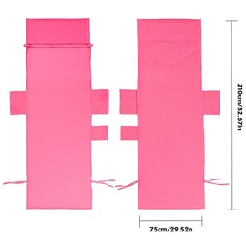 AWAVM Large Microfibre Lounger Towel,Sun Beach Towel Quick Dry Bathroom Pool Holiday,Sun Lounger Towels Lightweight For Holiday Garden Swim Pool Lounge with Pockets Purple 183x58cm (Rose)