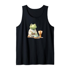 Fun Tea Ceremony Costume for Japan and Frogs Lovers Tank Top