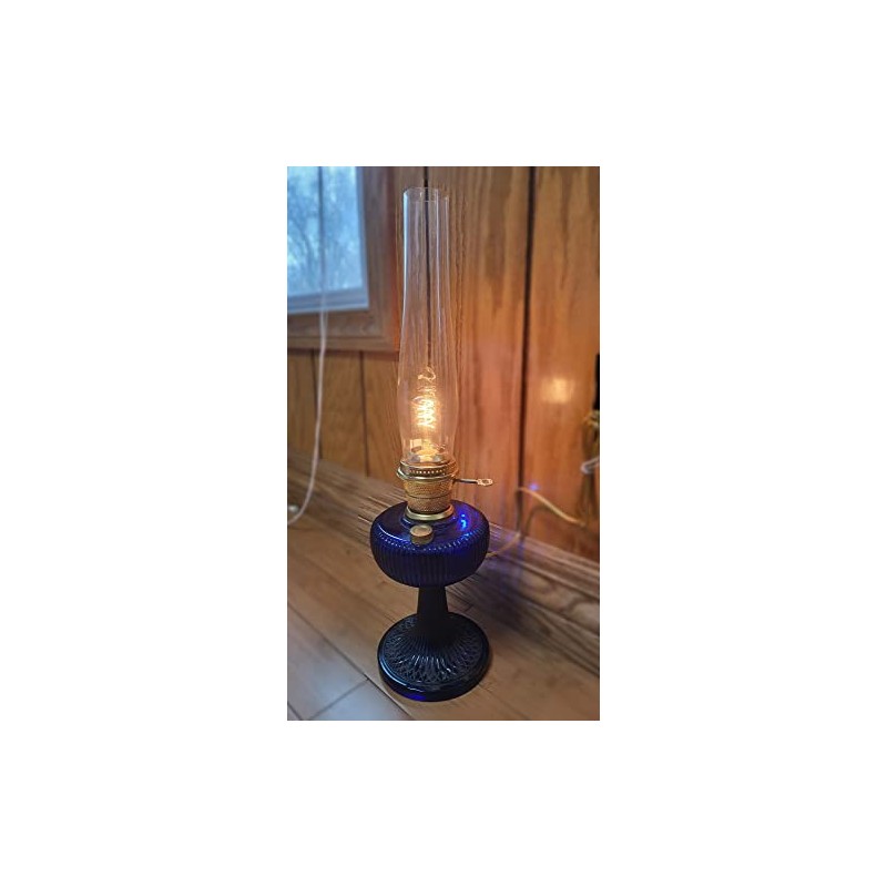 B&P Lamp® Solid Brass Electrified Burner Designed to Fit Aladdin®