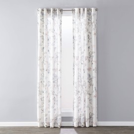 SKL Home by Saturday Knight Ltd. Sunsafe Refresh Floral Light-Filtering, Blush, Curtain Panel, 40" x 108"