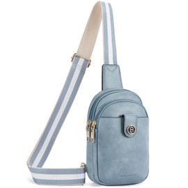 BOSTANTEN Small Sling Bag Crossbody Bags for Women Trendy Crossbody Purse Leather Chest Bag