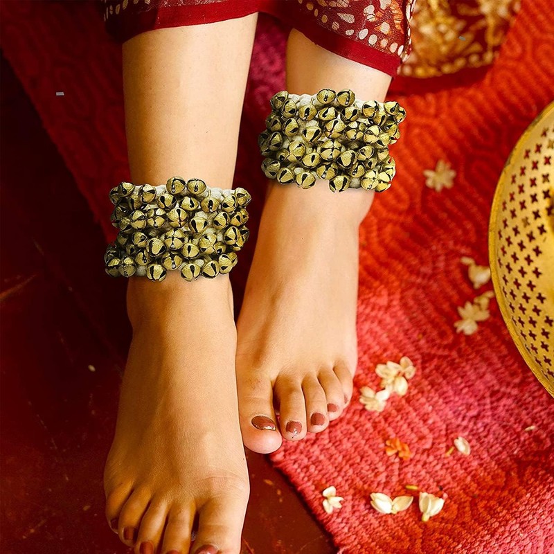 SHYAMVUN Kathak Ghungroo Pair,(14 No. Ghungroo) Big Bells Tied with