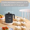 TOPWIT Rice Cooker Small, Mini Rice Cooker 2 Cups Uncooked,