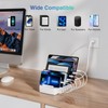 Fast Charging Station for Multiple Devices, 50W 6-Port USB Charging