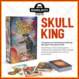 Grandpa Beck's Games Skull King - The Ultimate Pirate Trick Taking Card Game | Strategy Game for Friends, Family, Game Night | from The Creators of Cover Your Assets | 2-8 Players Ages 8+ (Base Game)