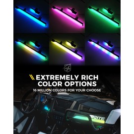 Xprite 15 Inch RGB RZR Chase Dash Light Bars, Pro XP Dashboard Light Assembly Compatible with Polaris RZR Pro XP,Side by Side and Off Road Genuine, OEM Part 2414549