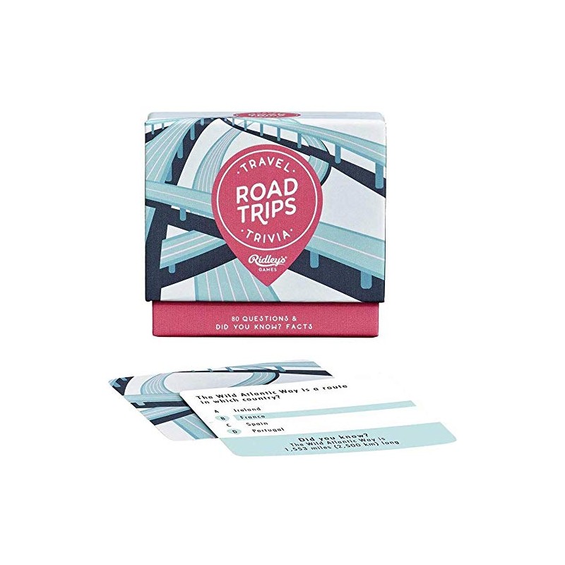 Ridley's QUZ015 Road Trip Trivia Game, Multi