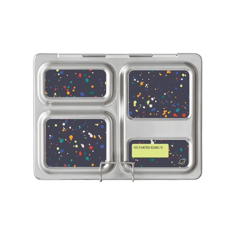 Planetbox LAUNCH Lunch Box Kits (Box, Containers, Magnets), Blossom Tie