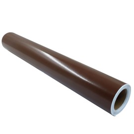 Luomorgo Brown Permanent Vinyl Roll - Glossy Waterproof Adhesive Vinyl for Cups, Windows, Home Decals, Outdoor Signs & Scrapbooking (12" x 5FT, 1 Roll)