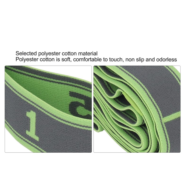 Elastic Workout Stretch Band Strap Yoga Elastic Band with Numbers