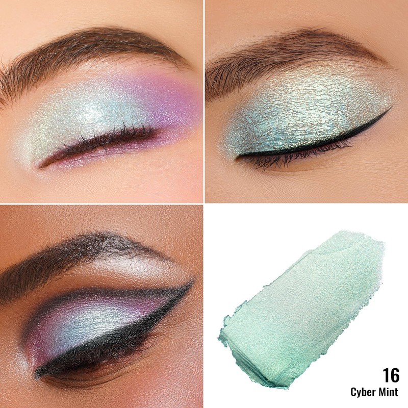 Oulac Green Cream Eyeshadow-Eyeshadow Prime| as Highlighter Large Capacity Highly