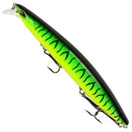Seika Pro Nightveit Junior Silent Wobbler 12.5 cm 19 g - Hardbait, Colour: Fire Tiger