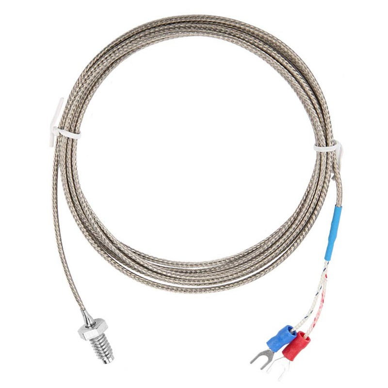 1-5 m Length Thermocouple Type K Cable M6 BSW Thread