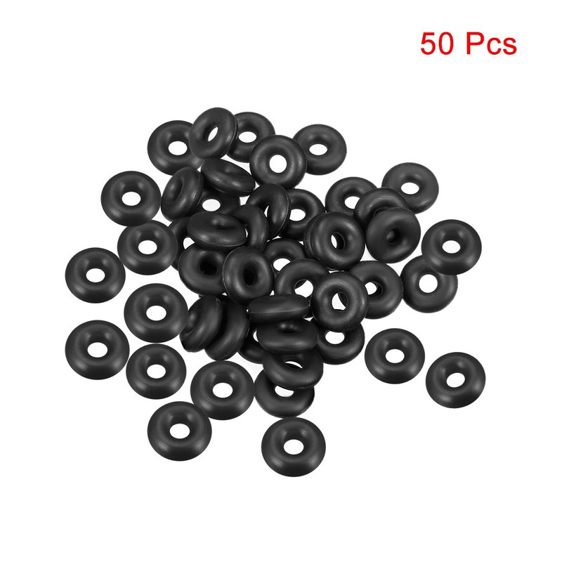 sourcing map Metric Nitrile Rubber O-Rings Seal 10 mm AD