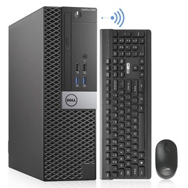 Dell OptiPlex 3040 Refurbished Desktop Computers Small Form Factor PC,16GB Ram 256GB SSD,i5 6500,AC8260 Built-in WiFi,HDMI Dual Monitor Support,Windows 11 Pro,Altec Wireless Keyboard Mouse (Renewed)