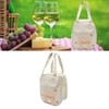 Chrees Insulated Lunch Bag for Girls Cartoon Pattern Large Capacity