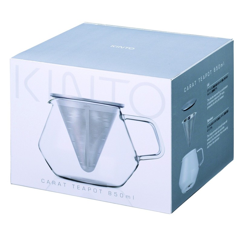 KINTO 21681 Carat Teapot, 28.7 fl oz (850 ml), Gift