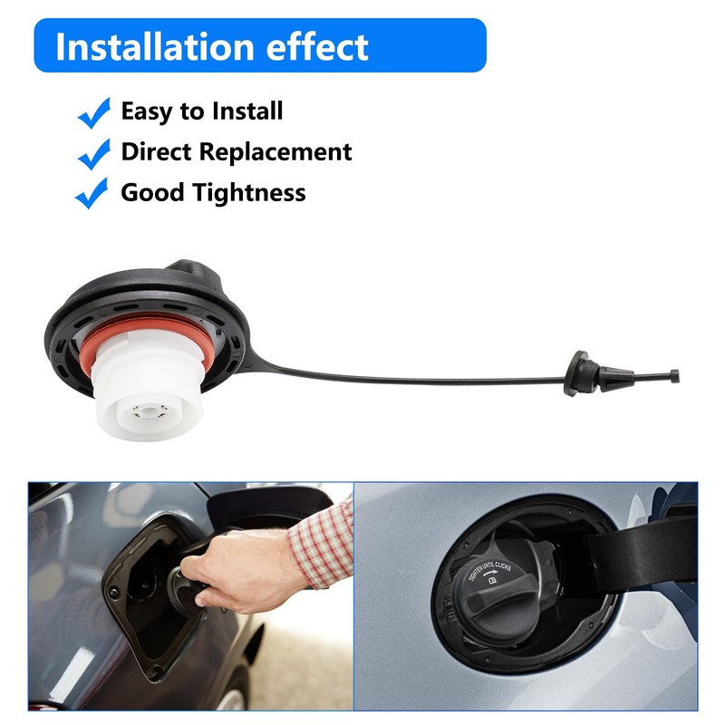 Tapa de gas y tapa de combustible FC1061 compatible con