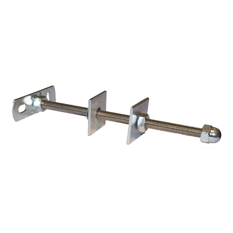 Cast Iron Radiator Stay/Bracket/Tie/Retainer/Fixing White (Threaded Fixing) (Back Plate Fixing)