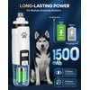 LEMULEGU Low Noise Pet Nail Grinder with Light,2-Speed Rechargeble Pet