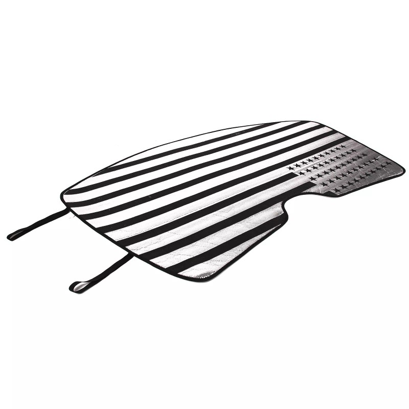 car-attention Windshield Sun Shade Visor US Flag UV Block Shield