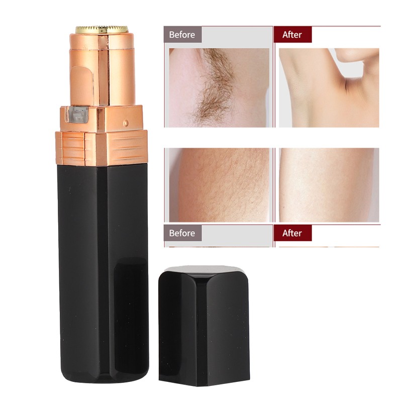 Compact Cute Lipstick Shape Mini Electric Hair Remover Face Body