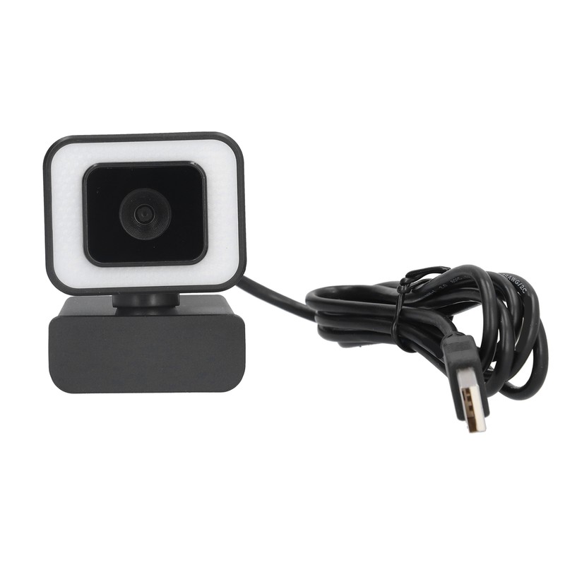 USB Webcam 1080p 30fps 360° Rotation HD USB Camera with
