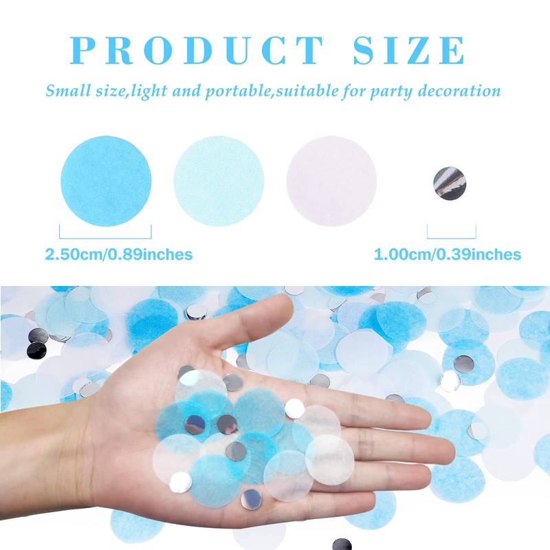 VCOSTORE Confetti Multicolour - 5000 Pcs Wedding Confetti Table Paper