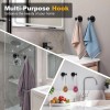 Homeshifters 2-Pack Suction Cup Towel Hooks SUS304 No Drill for