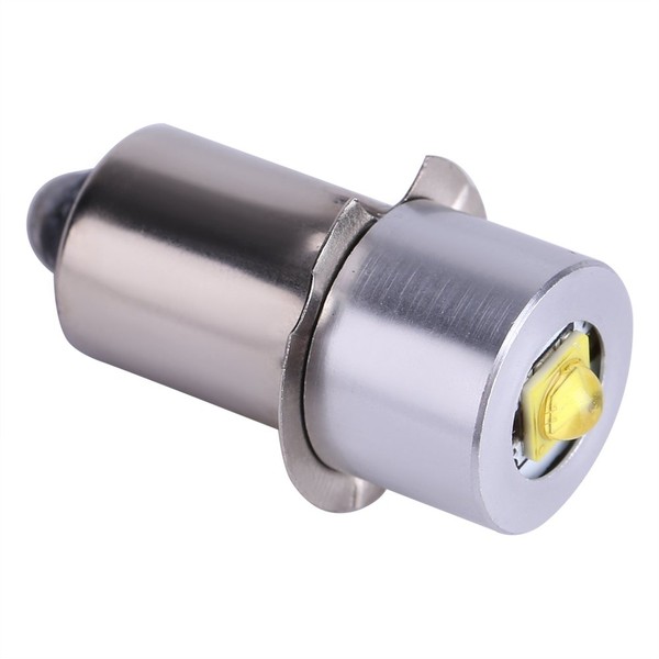 Akozon Maglite Bulb, 3W 6-24V P13.5S High Brightness LED Emergency Work Light Lamp Flashlight Replacement Bulb Torch