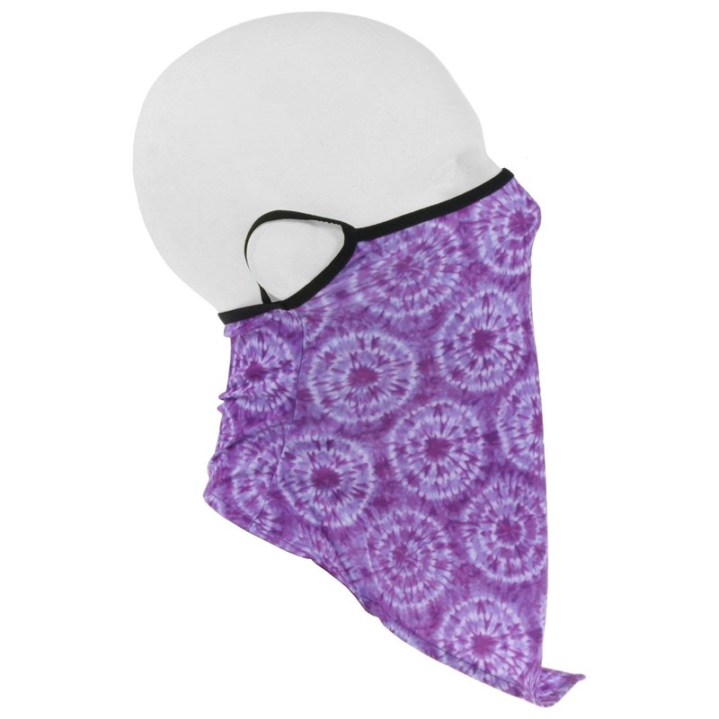 Earbags NG0001 Multifunctional Neck Warmer Circles Purple