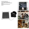 20W Solar Panel Exhaust Fan Kit with Protective Net 6