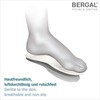 BERGAL COTTON 3 Pairs Soft Thin Barefoot Soles 100% Cotton