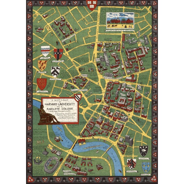 1000 Piece Adult Jigsaw Puzzle | 1959 | Harvard University