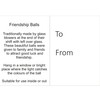 Sienna Glass 10cm Hanging Friendship Ball – Handcrafted Ruby Glass