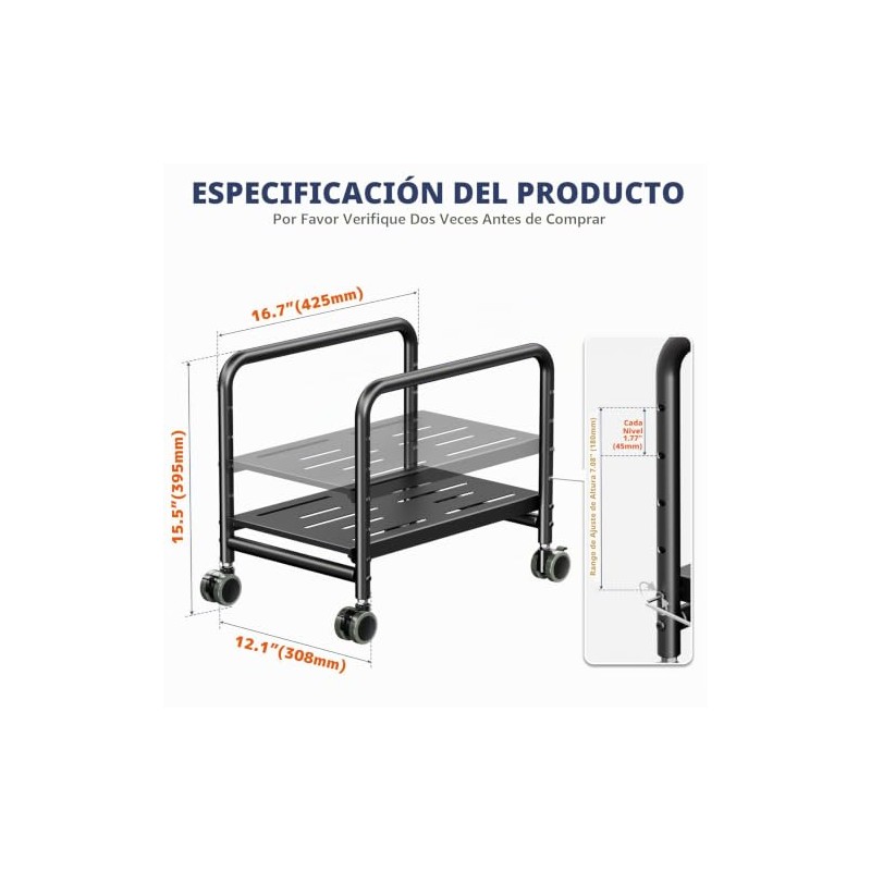 PUTORSEN Soporte para Torre de PC, para la mayoría de