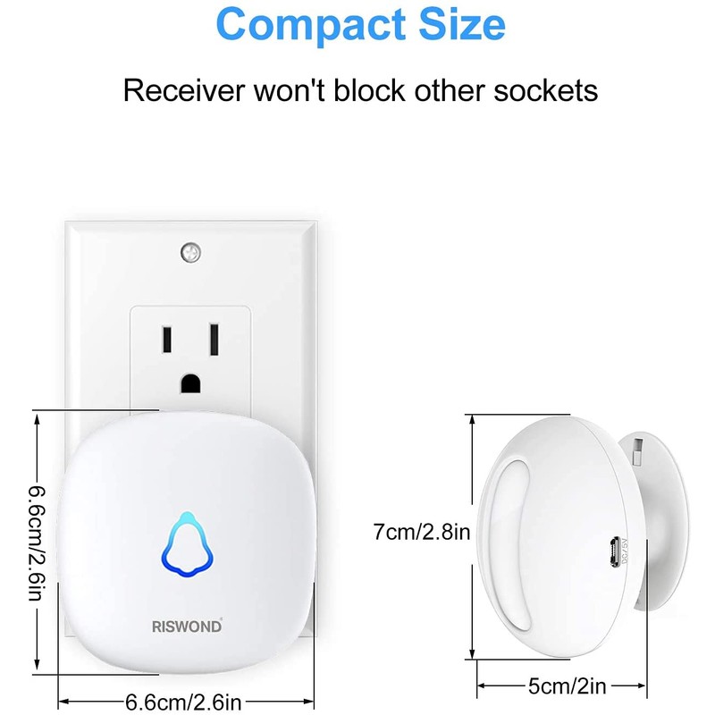 Wireless Motion Sensor Door Chime: Business Entry Doorbell Indoor Motion