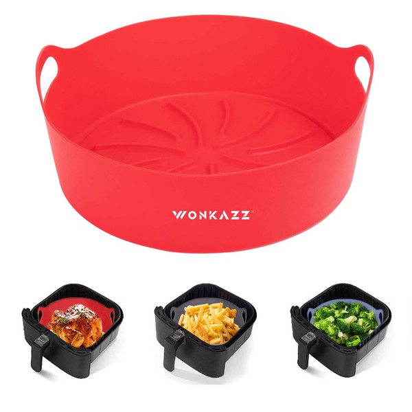 Air Fryer Silicone Liner - 8.7 Inches, Fits 5 to