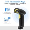 Wireless Barcode Scanner 2.4G USB 1D 2D Handheld Drive Free