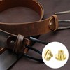 sourcing map 10Sets Brass Chicago Screw Fasteners, 4mm Concave Screw