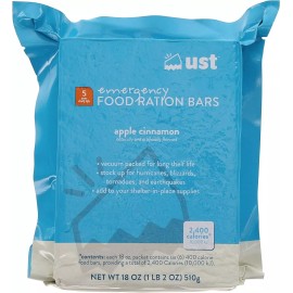 Ultimate Survival Technologies, Emergency Food Rations, LxWxD: 6" x 4.5" x 1.25"