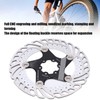 Disc Brake Rotor Black CNC Engraving Milling Anodized Marking Bike