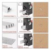 SoonHua 4 En1 Engrapadora Tipo Pistola Para Tapiceria Con 1500