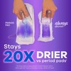 Always Discreet Adult Incontinence Pads for Women, Drier, 3 Drop