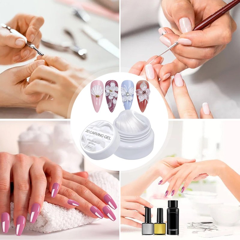 Nail Molding Gel - 5g 3D Solid Building Gel for