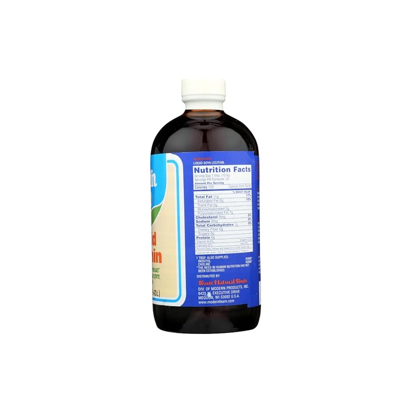 Fearn Natural Foods Liquid Lecithin, 16 Ounce