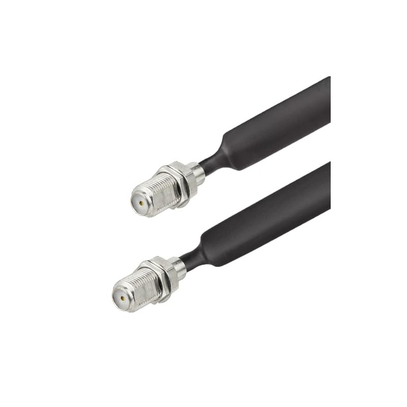 RedYutou Window Pass Through Flat Coaxial Cable F-Type Female to