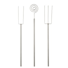 Ateco 1378 Dipping Tool 3-Piece Set, Stainless Steel, Shown