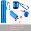 Outus 3 Pcs Metal Container Portable Sealed Container Bottles Aluminum