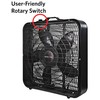 EUROSTAR 20" Box Fan, Black